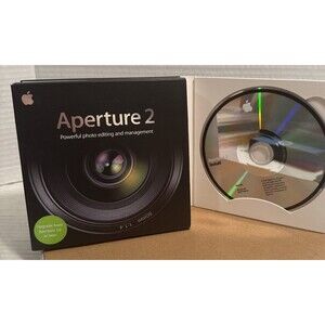 Apple Aperture 2 Photo Editing & Management Software Retail Version Serial # Inc
